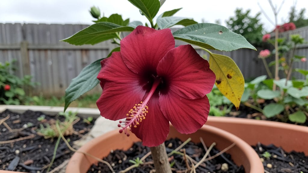 Big Red Hibiscus Flower: Pacific Northwest’s Bold Year-Round Color Star