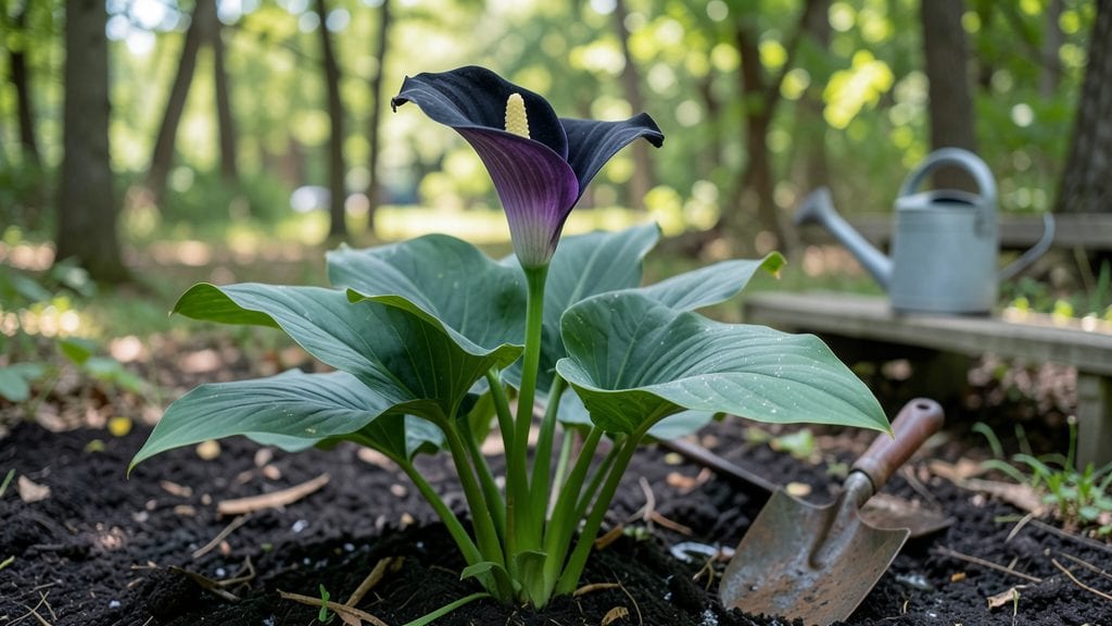 Black and Gray Flowers: Moody Garden Drama With Year-Round Impact