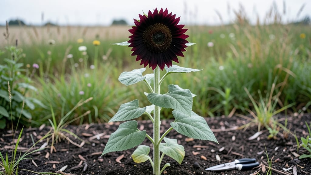 Black and White Sunflower Garden Design: Bold Contrast That Stops Traffic