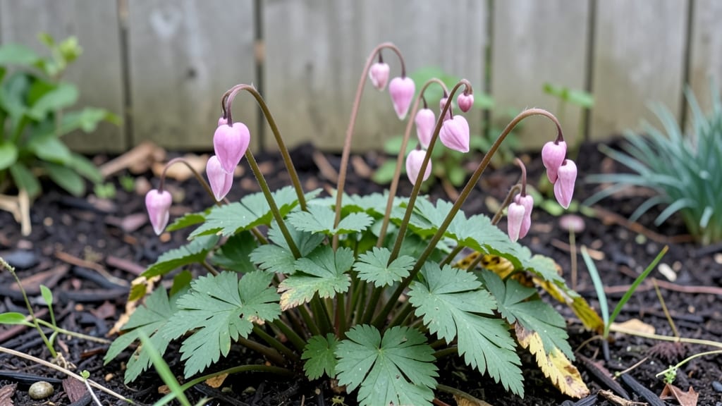 Bleding Heart Flower: Shade-Loving Elegance With Lacy Foliage