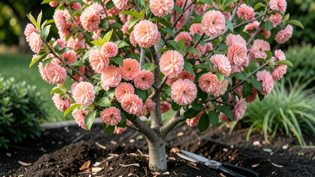 Corinthian Pink Double Flowering Peach Tree: Layered Bloom Mastery for Pacific Northwest Gardens