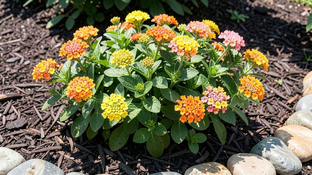 Front Yard Island Flower Bed: Year-Round Color With Minimal Pruning Effort