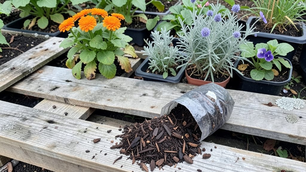 Pallet Flower Planter: Upcycled Garden Display With Bold Vertical Blooms