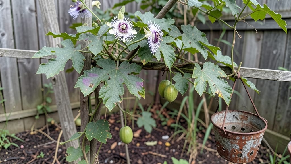 Passion Flower Container: Fragrant Bloom Blueprint for Year-Round Hummingbird Haven