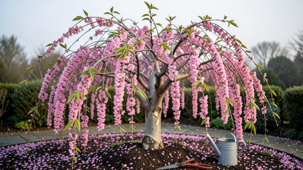 Weeping Flower Cherry Tree: Year-Round Blooms With Minimal Pruning